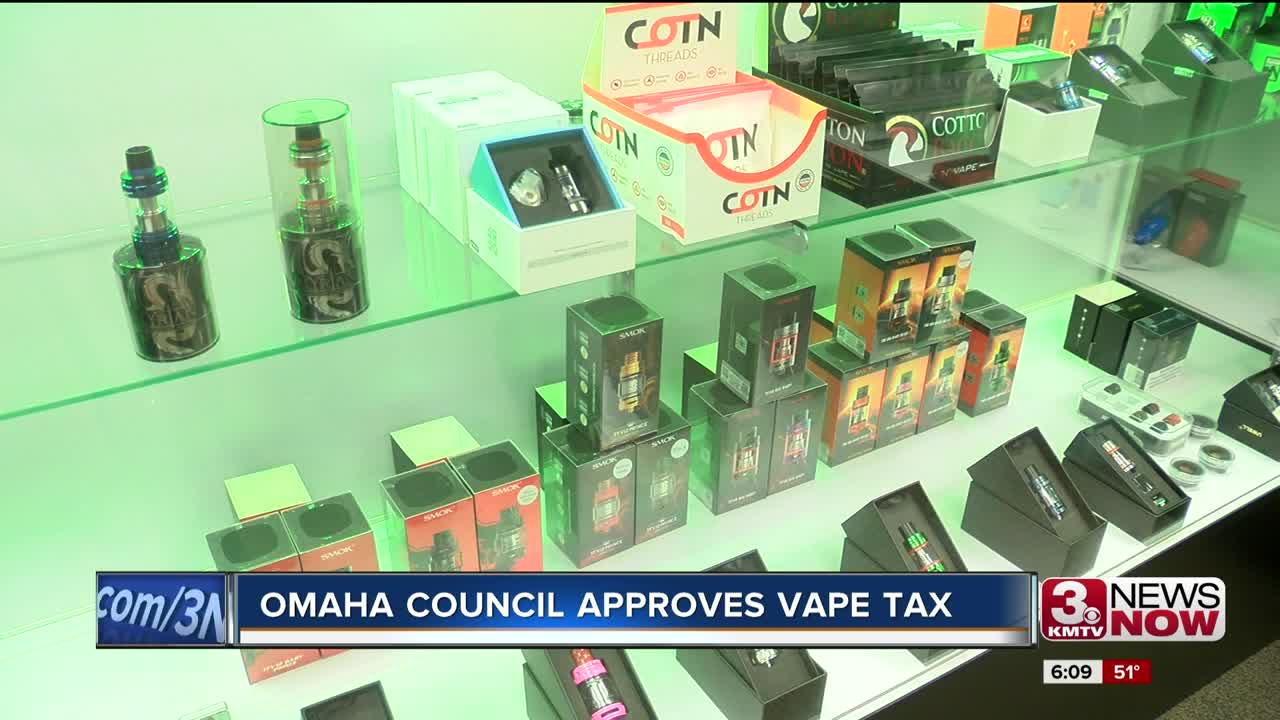 Omaha City Council approves vape tax
