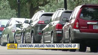 Parking fines going up in Downtown Lakeland