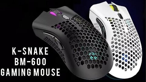 Lightweight Comfortable Wireless Ergonomic RGB Light Gaming Mouse