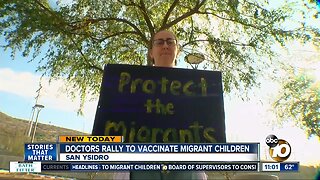 Doctors rally again after CBP denies request to vaccinate detained migrants