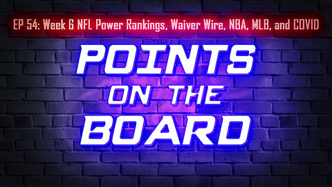 NFL Power Rankings, Waiver Wire Moves, NBA, MLB, and COVID
