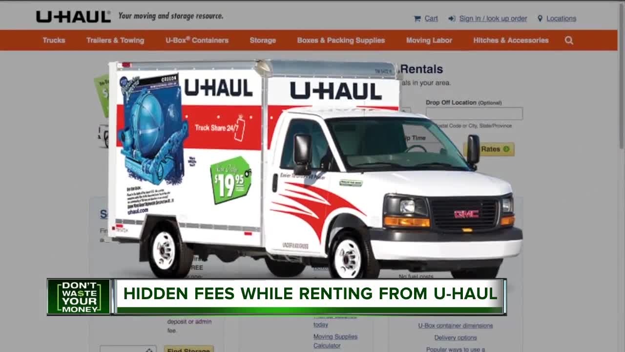 Dont Waste Your Money: Hidden fees while renting from U-Haul