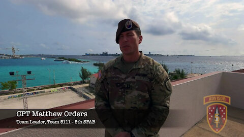 Capt. Matt Orders discusses his recent experiences in the Maldives with 5th SFAB