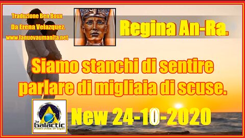 REGINA An-Ra. Siamo stanchi di sentire parlare di migliaia di scuse.