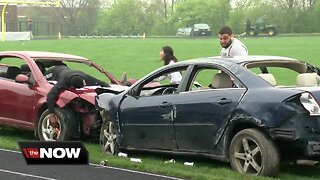 Greenfield hosts mock drunk driving crash to raise awareness before graduation