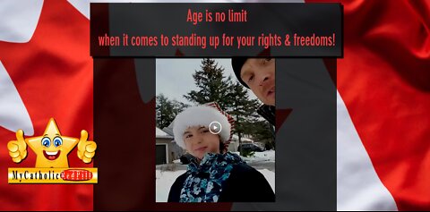 Age is no limit when it comes to standing up for your rights & freedoms!