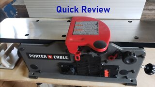 Porter Cable 6 Inch Jointer Review