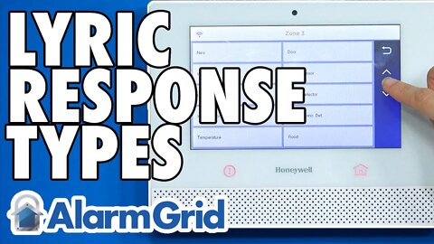 Response Types for a Honeywell Lyric Alarm System