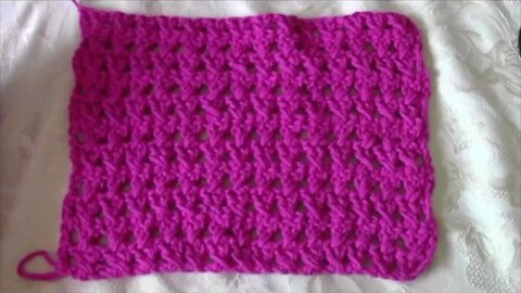 Crochet Easy Dishcloth