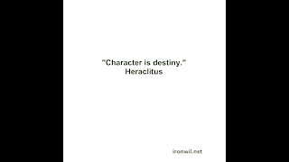 Heraclitus, Character