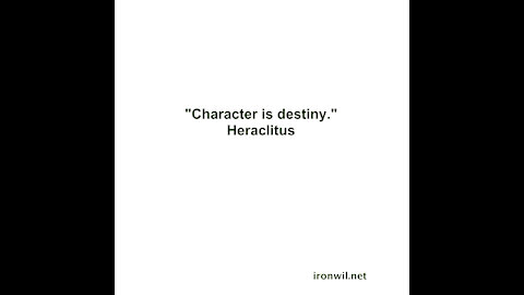 Heraclitus, Character