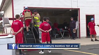 Firefighter hopefuls complete rigorous test in CWI program