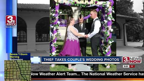 Woman seeks help locating stolen wedding photos
