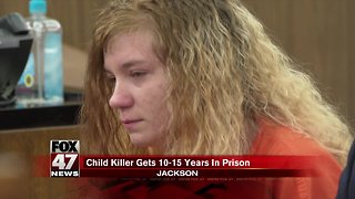 Jackson woman sentenced 10-15 years for killing baby