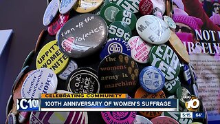 100th anniversary of women's suffrage