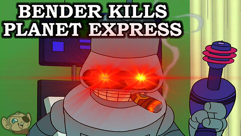Bender Snaps and Goes on a Murder Spree at Planet Express