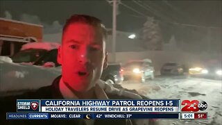 CHP reopens I-5 in both directions following winter weather storm