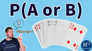 Find the Probability of A or B Occurring - P(A or B) - P(King or a Queen) #probability #math