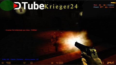 Counter Strike 1.6 zombie gameplay nostágico