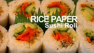 Rice Paper Sushi Roll Recipe