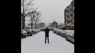 Amsterdam First Snow this Year