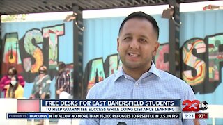 Free desks given to East Bakersfield Students in need