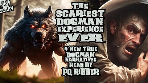 The Scariest Dogman Encounter Ever! 4 New True Dogman Stories Read in the Rain by PQ Ribber