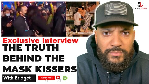 Exclusive Interview with Couple kissing with mask on