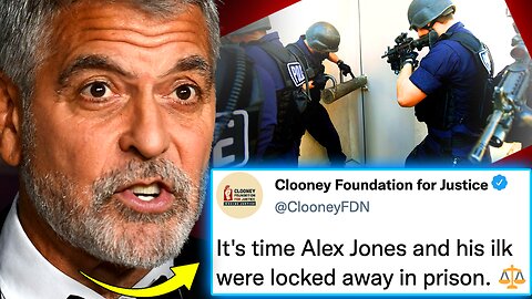 George Clooney Working With Police To Shut Down Alternative Media