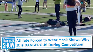 Athlete Forced to Wear Mask Shows Why It is DANGEROUS During Competition