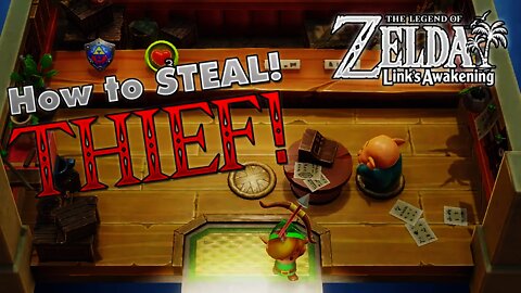 How to STEAL & Become a THIEF in Zelda Link's Awakening