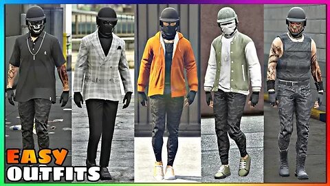 Top 5 Best Easy To Make Male Tryhard Outfits #47 (GTA Online)