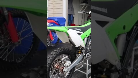 Building KX125 Two Stroke in 1 Minute! Start to Finish #shorts