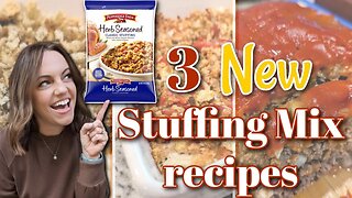 What to make with Stuffing Mix! 3 more NEW recipes!