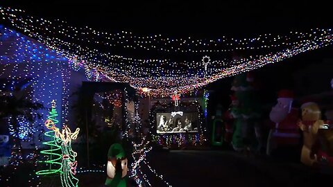 #short CHRISTMAS LIGHT SHOW 2022