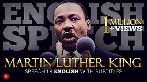 ENGLISH SPEECH | MARTIN LUTHER KING: I Have a Dream (English Subtitles)