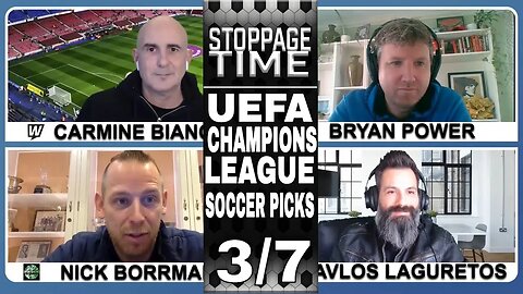 ⚽ UEFA Champions League Predictions, Picks and Odds | Soccer Betting Advice | Stoppage Time Mar 7