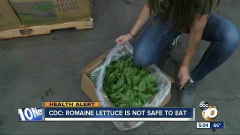 CDC: Romaine lettuce is not safe to eat