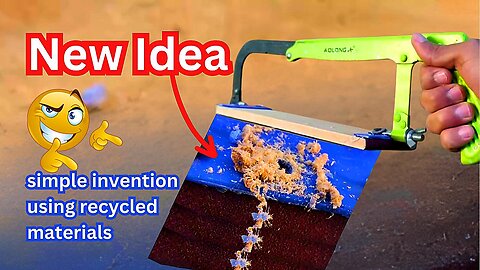 Homemade tools diy ideas - No one knows this genius invention from a broken saw - simple inventions