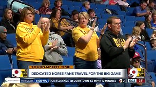 Dedicated Norse fans travel to game in Tulsa