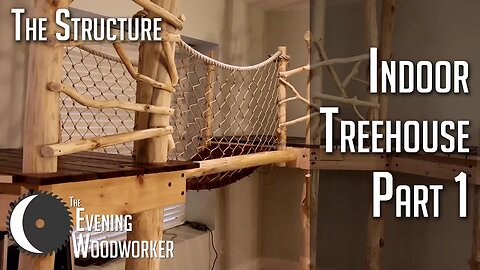 Treehouse Structure | Indoor Treehouse Part 1