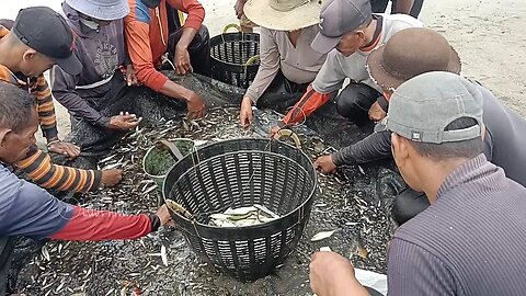 Fishing nets on the beach | Traditional Fisherman