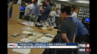 Time capsule revealed at Pine Ridge Middle School after 31 years