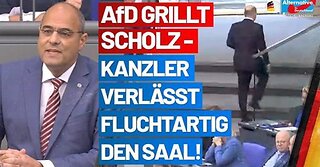 AfD grillt Scholz- Kanzler verlässt fluchtartig den Saal! - Peter Boehringer - AfD im Bundestag