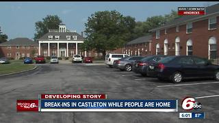 Break-ins in Castleton while people are home