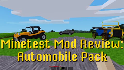 Minetest Mod Review: Automobile Pack