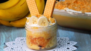 Banana Poke Cake