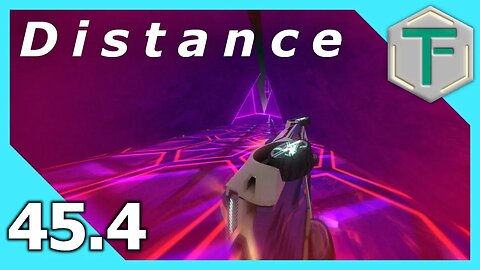 Irrationally Neon Car Platforming - Distance Extras 45.4