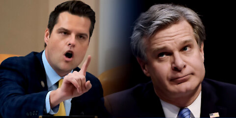 “Quiero averiguar de qué lado está el FBI”: Matt Gaetz enfrentó a Christopher Wray por el virus pcch