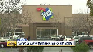 Sam's Club waiving membership fees for Irma victims